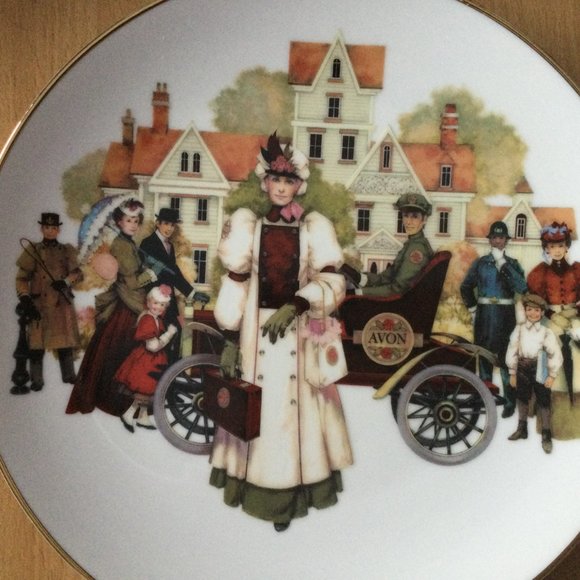 AVON president's club award collector plates "Opportunity" 2006-2007 8.5" - Picture 2 of 6